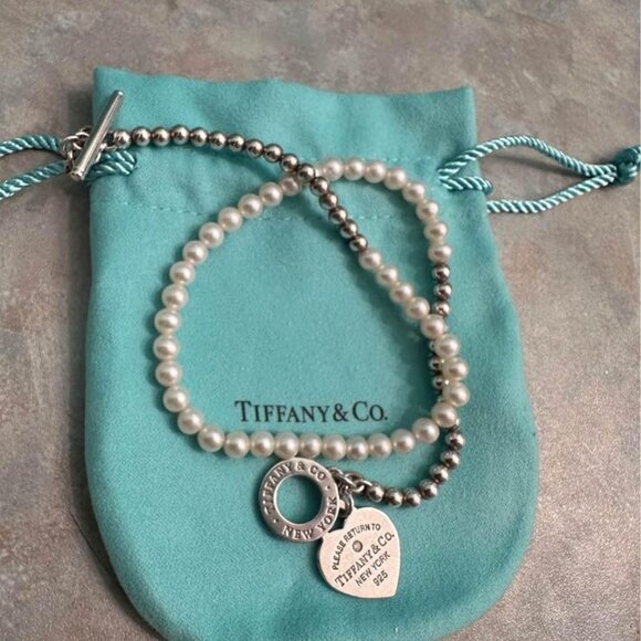 Return to Tiffany™ Wrap Bead Bracelet - Picture 2 of 4